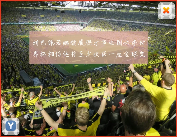 姆巴佩若继续展现才华法国必夺世界杯相信他将至少收获一座金球奖